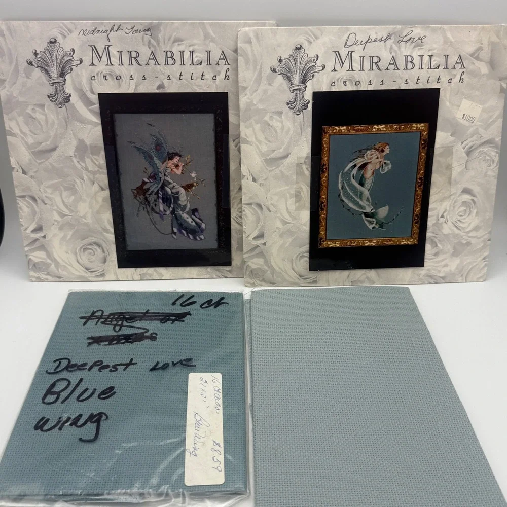 Mirabilia‎ Cross Stitch Patterns Blue Deepest Love & Midsummer Night Fairy
